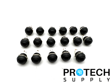 Lot of 17 Panel Mount Push Button Switches with WARRANTY