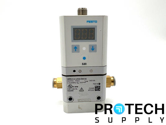 FESTO VPPE-3-1-1/8-6-010-E1 Proportional Pressure Regulator with WARRANTY