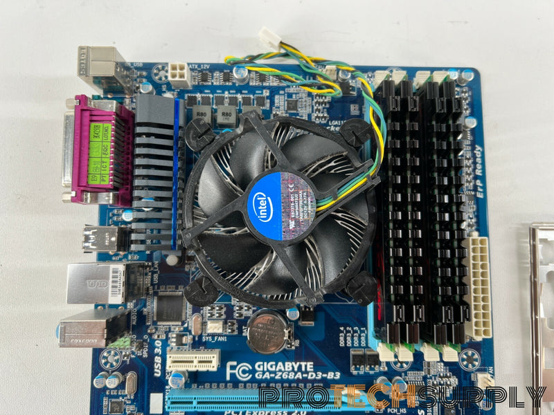 Load image into Gallery viewer, Gigabyte GA-Z68A-D3-B3 With Intel i7-2600 &amp;  G.Skill Ripjaw DDR3-1333 (4x 2Gb)
