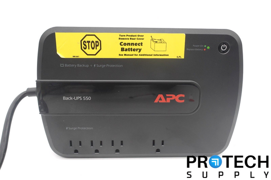 APC BE550G-LM BackUPS 550 8-Outlet Battery Back Up + Battery Included & WARRANTY