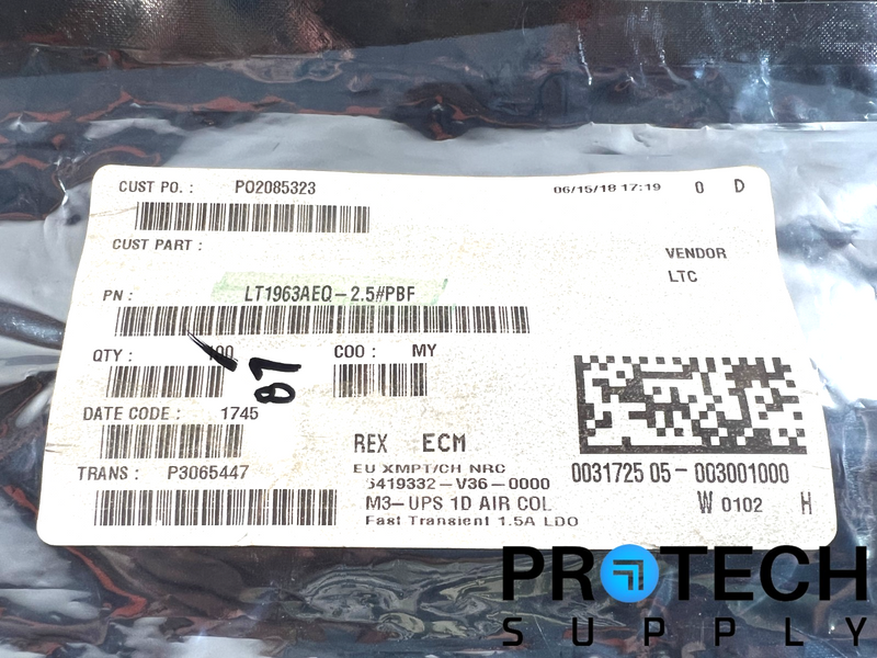 Load image into Gallery viewer, (87/Pk) Analog Devices LT1963AEQ-2.5#PBF Voltage Regulator IC 1.5A with WARRANTY
