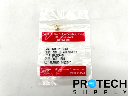 W. L. Gore & Associates 100-123-1668 SMP LD Surface Connector NEW with WARRANTY