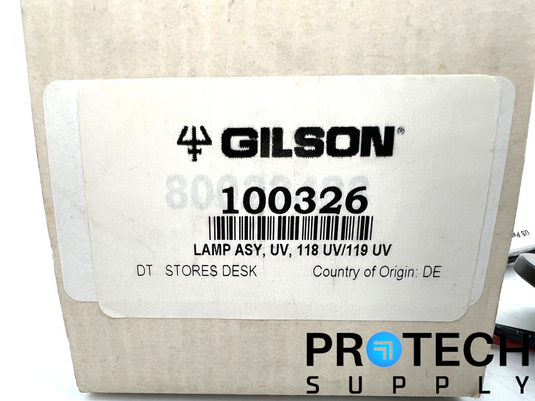 Gilson 100326 Deuterium Lamp 118UV / 119UV with WARRANTY