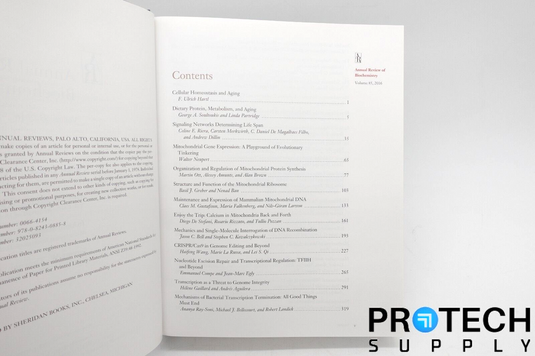 Annual Review of Biochemistry: Volume 85, 2016 Kornberg, Rothman, Thorner