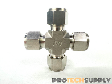 FH 316/L R8S Stainless Steel 4 Way Union Cross Fitting with WARRANTY