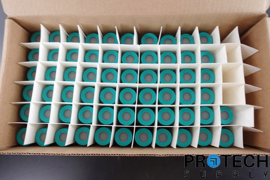 Box of 62 Qorpak Vials With WARRANTY