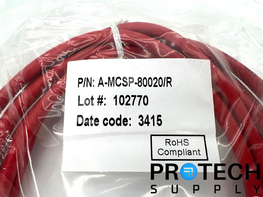 (6/Pk) Assmann A-MCSP-80020/R Modular Cable Plug to Plug 6.56ft with WARRANTY