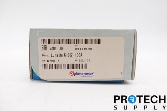Phenomenex 00D-4251-A0 Luna 3u C18(2) 100A NEW with WARRANTY
