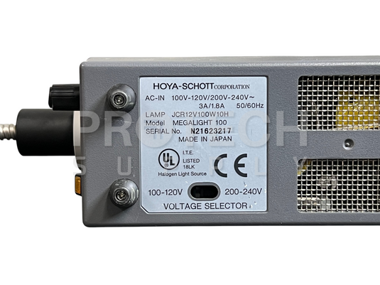 Hoya-Schott MEGALIGHT 100 Halogen Light Source GUARANTEED