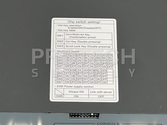 Fujitsu FS-1008MT KVM Switch NC14004-B082 GUARANTEED