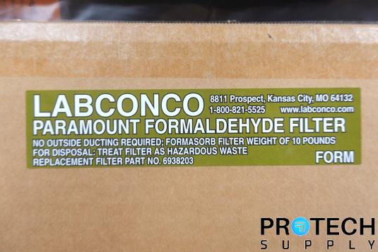 Labconco 6938203 Paramount Formaldehyde Replacement Filter NEW with WARRANTY