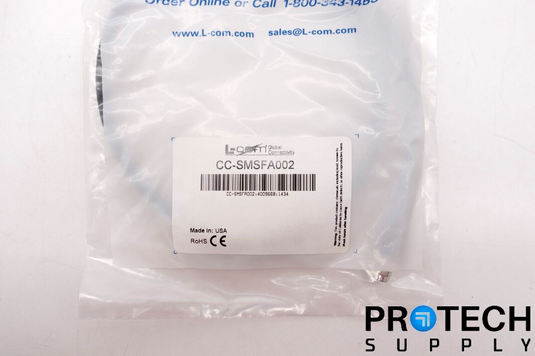 L-Com CC-SMSFA002 SMA Male to SMA Female Cable with WARRANTY