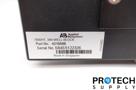 Applied Biosystems 7900HT Heated Block 384 Well 4316598 with WARRANTY