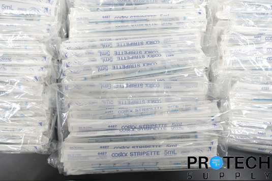 (Lot of 325) Corning Costar cSterile Pipettes Stripette 5 ml SEALED