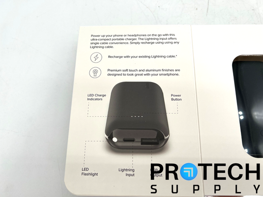Ubiolabs PWB1129 Portable Charger with Lightning 5200mAh NEW
