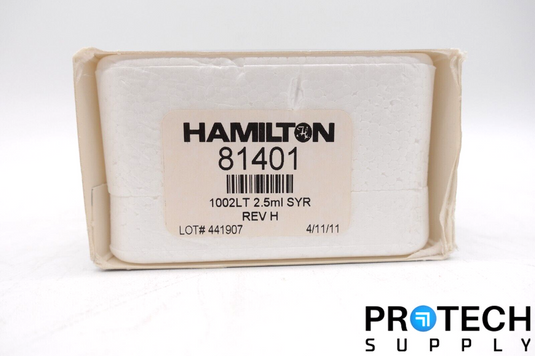 Hamilton 81401 Gas Tight Syringe NEW with WARRANTY