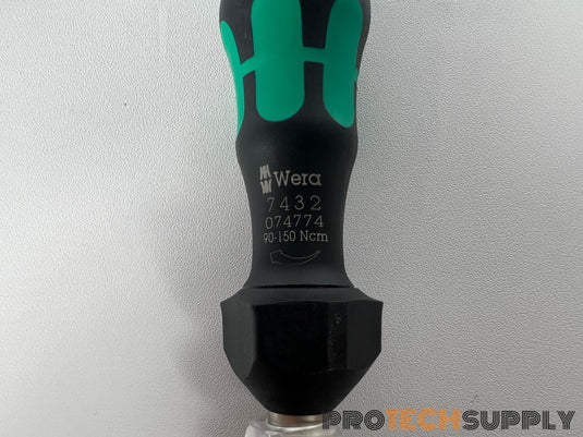 Wera 7432 074774 Adjustable Torque Screwdriver 90-150 Ncm NEW with WARRANTY