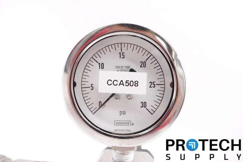 Load image into Gallery viewer, Noshok 316 SS Tube &amp; Socket 0 TO 30HG + SMC SRH3110-NO2 Valve with WARRANTY

