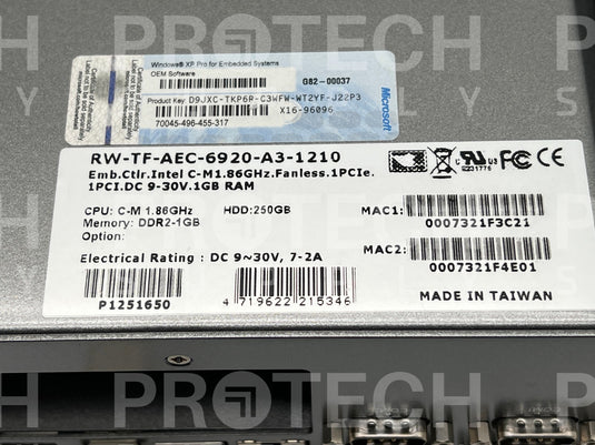 Boxer RW-TF-AEC-6920-A3-1210 Embedded Computer from NanoPro 1000 w/ WARRANTY