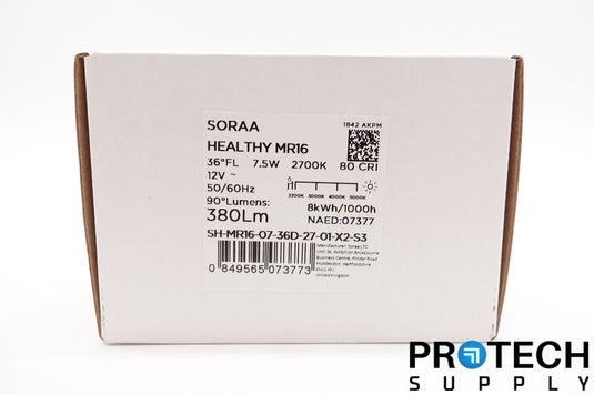 (2/Pk) Soraa Healthy MR16 / LED Bulb 380Lm 2700K 36°FL 7.5W NEW with WARRANTY