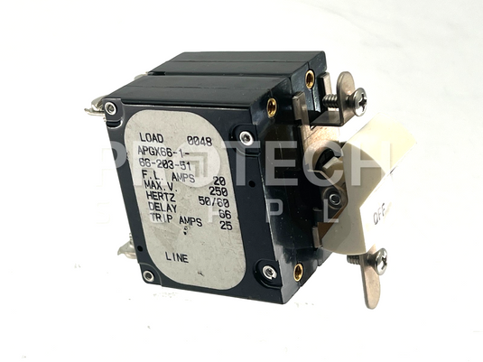 Airpax APGX66-1-66-203-51 Circuit Breaker with WARRANTY