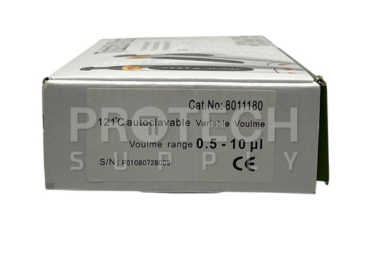Autoclavable Variable Volume Micropipette 0.5-10ul GUARANTEED