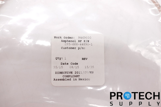Amphenol RF 095-666-44890-1 Connect Cable NEW with WARRANTY