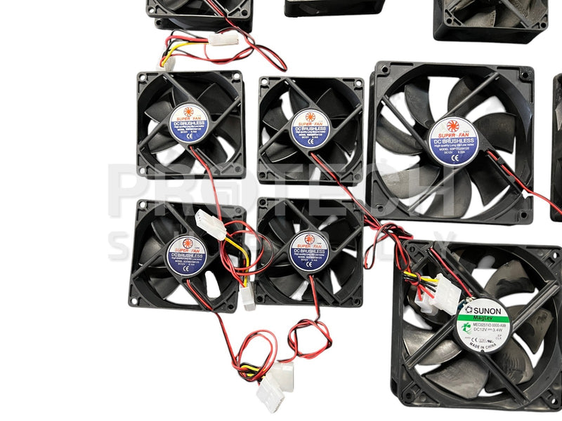 Load image into Gallery viewer, (Lot of 16) Misc Cooling Fan Super Fan / Nidec / Ruilian Science / Suson / Delta
