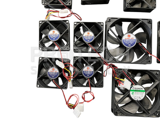 (Lot of 16) Misc Cooling Fan Super Fan / Nidec / Ruilian Science / Suson / Delta