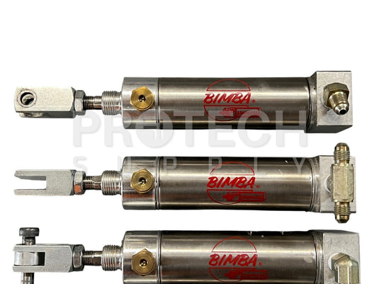 (Lot of 4) Bimba BR-173-D Pneumatic Cylinder 1-1/2" x 3" GUARANTEED
