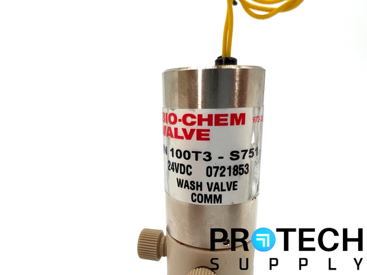 Bio-Chem 100T3-S751 Solenoid Wash Valve 24VDC with WARRANTY