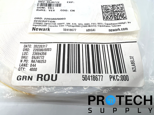 (4000/Pk) Kyocera AVX 06035C102KAT2A-62 Ceramic Capacitor NEW with WARRANTY