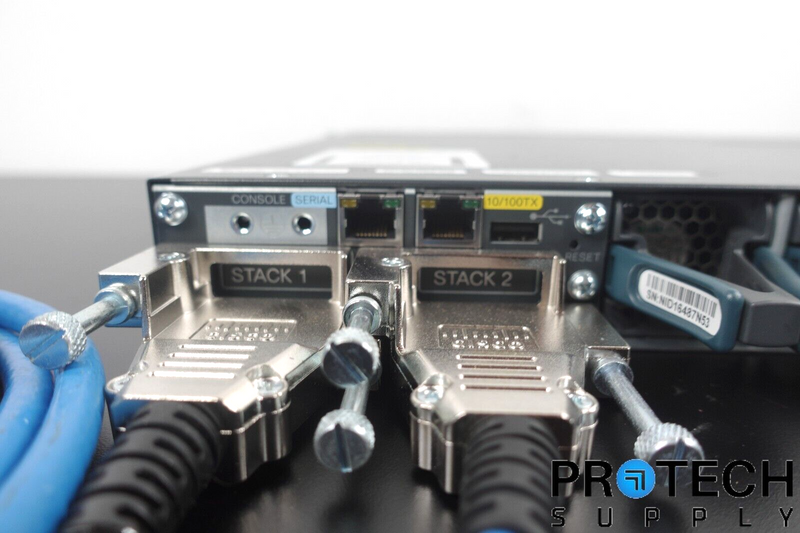Load image into Gallery viewer, Cisco WS-C3750X-48PF-S 48-Port Gigabit IP Base Switch w/ Cables w/ WARRANTY
