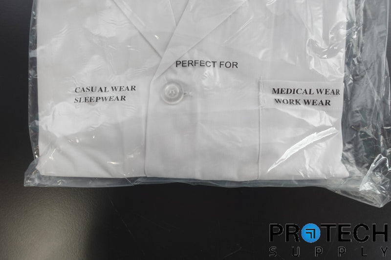 Load image into Gallery viewer, Natural Uniforms 2XL Medical White Long Unisex Lab Coat 1818 NEW with WARRANTY
