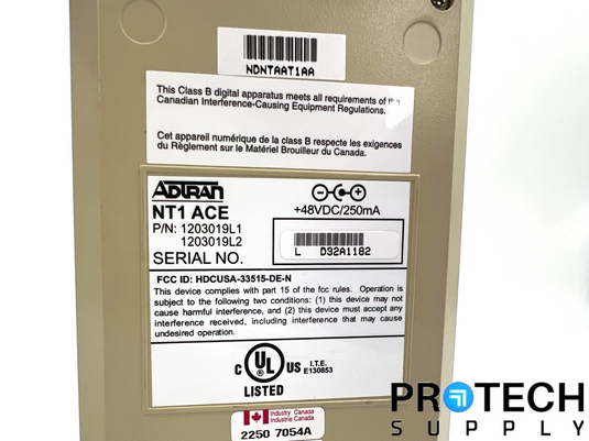 Adtran 1203019L1 Network Termination NT1 ACE with WARRANTY
