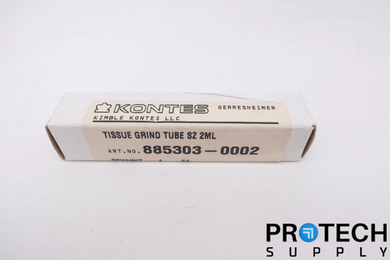 KONTES 885303-0002 Replacement Tissue Grind Tube 2mL NEW with WARRANTY