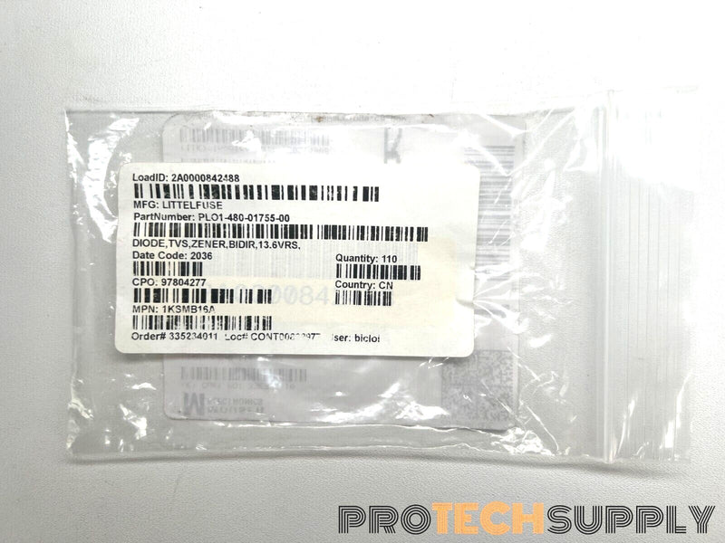 Load image into Gallery viewer, NEW (Roll of 110) Littelfuse 1KSMB16A Tvs Diode 13.6VWM 22.5VC with WARRANTY
