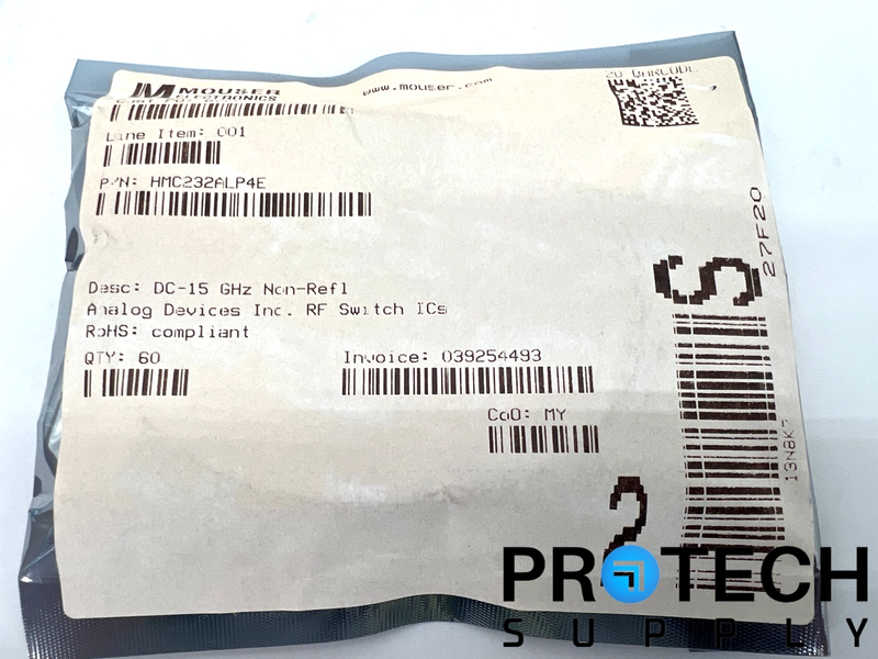 Load image into Gallery viewer, (70/Pk) Analog Devices HMC232ALP4E RF Switch Radar SEALED with WARRANTY
