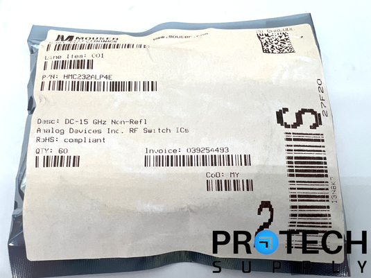 (70/Pk) Analog Devices HMC232ALP4E RF Switch Radar SEALED with WARRANTY