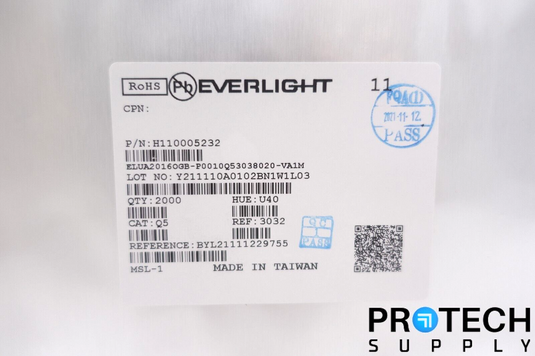 (Reel of 2000) EVERLIGHT H110005232 Ultraviolet Emitter 405nm 2-SMD NEW