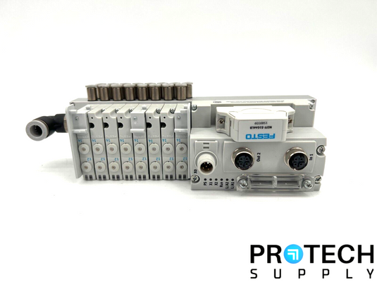 Festo 565449 Solenoid Valve + Machine Control + Plug Socket Assy with WARRANTY