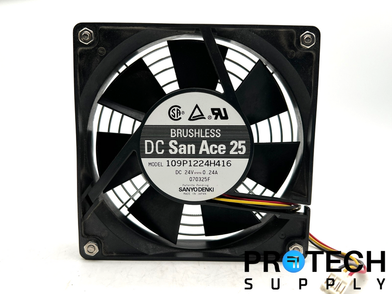 Load image into Gallery viewer, SANYO DENKI 109P1224H416 DC San Ace 25 120mm 3-Pin Cooling Fan 24V with WARRANTY
