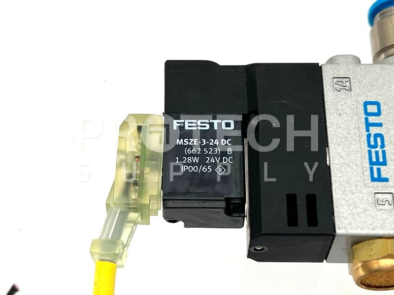 Load image into Gallery viewer, Festo CPE14-M1BH-5L Solenoid Valve 196911 + MSZE-3-24 Coil Assy with WARRNTY
