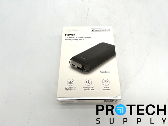 Ubiolabs PWB1129 Portable Charger with Lightning 5200mAh NEW