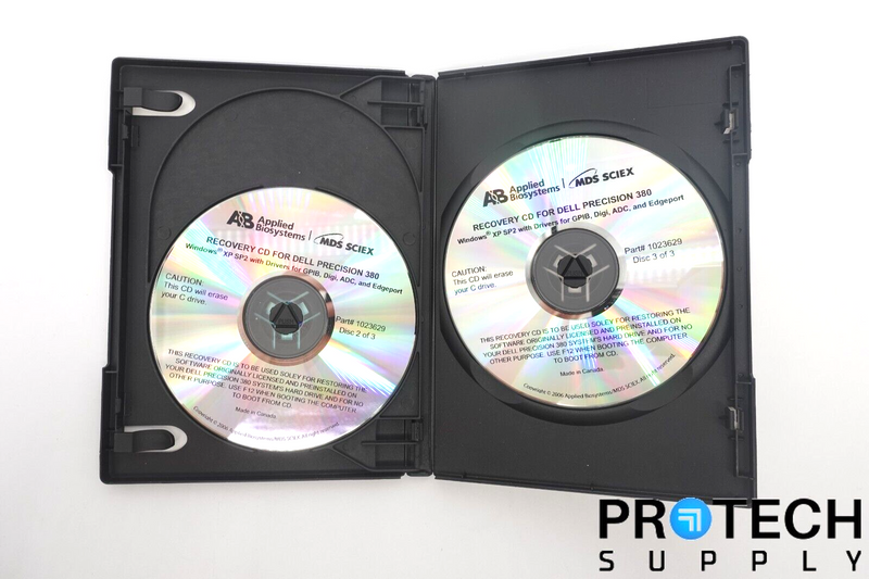 Load image into Gallery viewer, (Disc 1-3) Applied Biosystems Dell Precision 380 Recovery CD Kit NEW w/ WARRANTY
