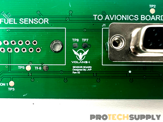 Volansi ALL-2W843668 Sensor Board JVP Avionics Rev 02 with WARRANTY