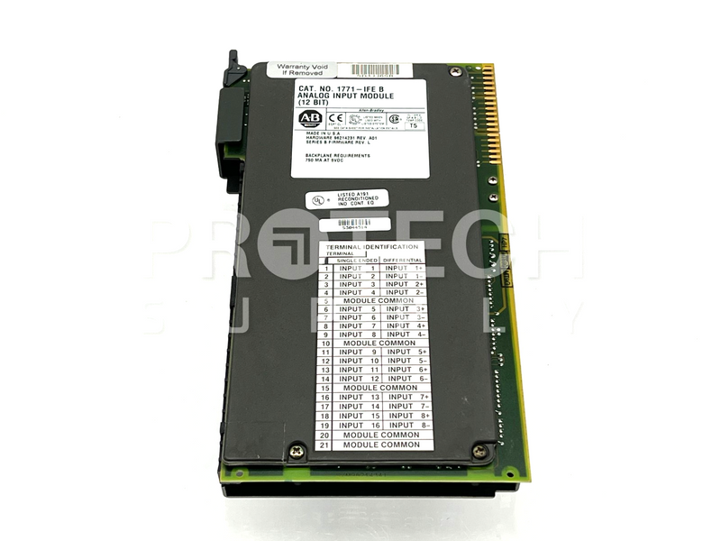 Load image into Gallery viewer, Allen-Bradley 1771-IFE B Analog Input Module 12-Bit 96214231 with WARRANTY
