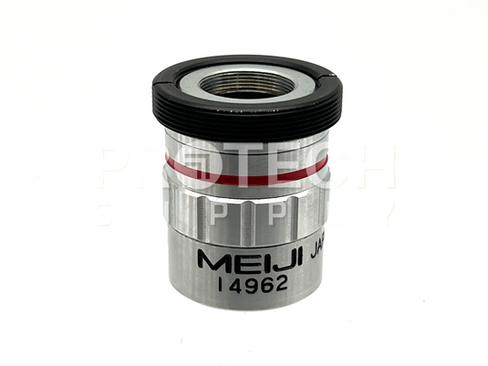 Meiji 14962 Microscope Objective S.Plan M5X/0.10 GUARANTEED