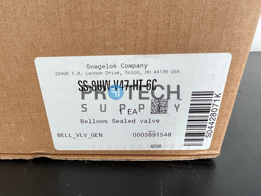 Swagelok Actuator U Series Bellows-Sealed Valve NEW with WARRANTY