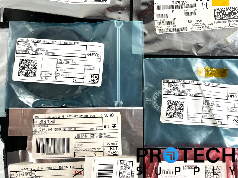 Load image into Gallery viewer, (Lot of Misc.) Capacitors / Resistors / Crystal / Sensors / Regulators / Chips
